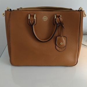 Light brown Tory Burch purse